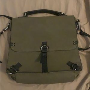 Vegan Leather Messenger Bag